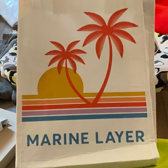 NWOT in Bag Marine Layer Illusion Dress in Deep Blue Sea Made in Ca USA 🇺🇸 XS - Picture 3 of 11